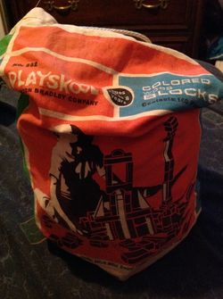 No.852 playschool colored wood blocks