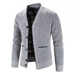 Man's V-Neck Cardigan 