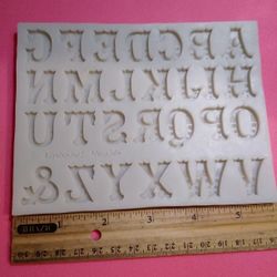 Alphabet Silicon Mold $9