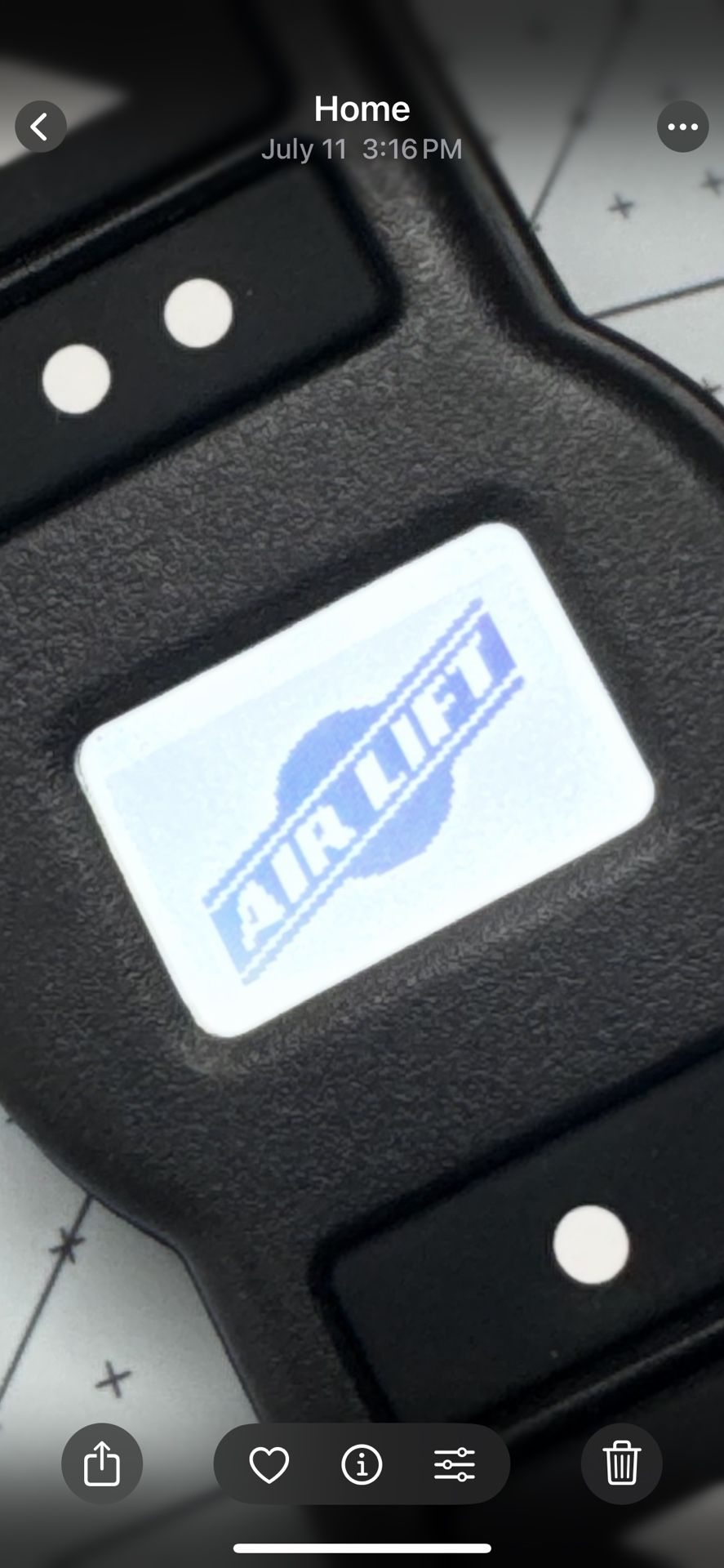 AIR LIFT REMOTE AIRLIFT SUSPENSION REMOTE CONTROL