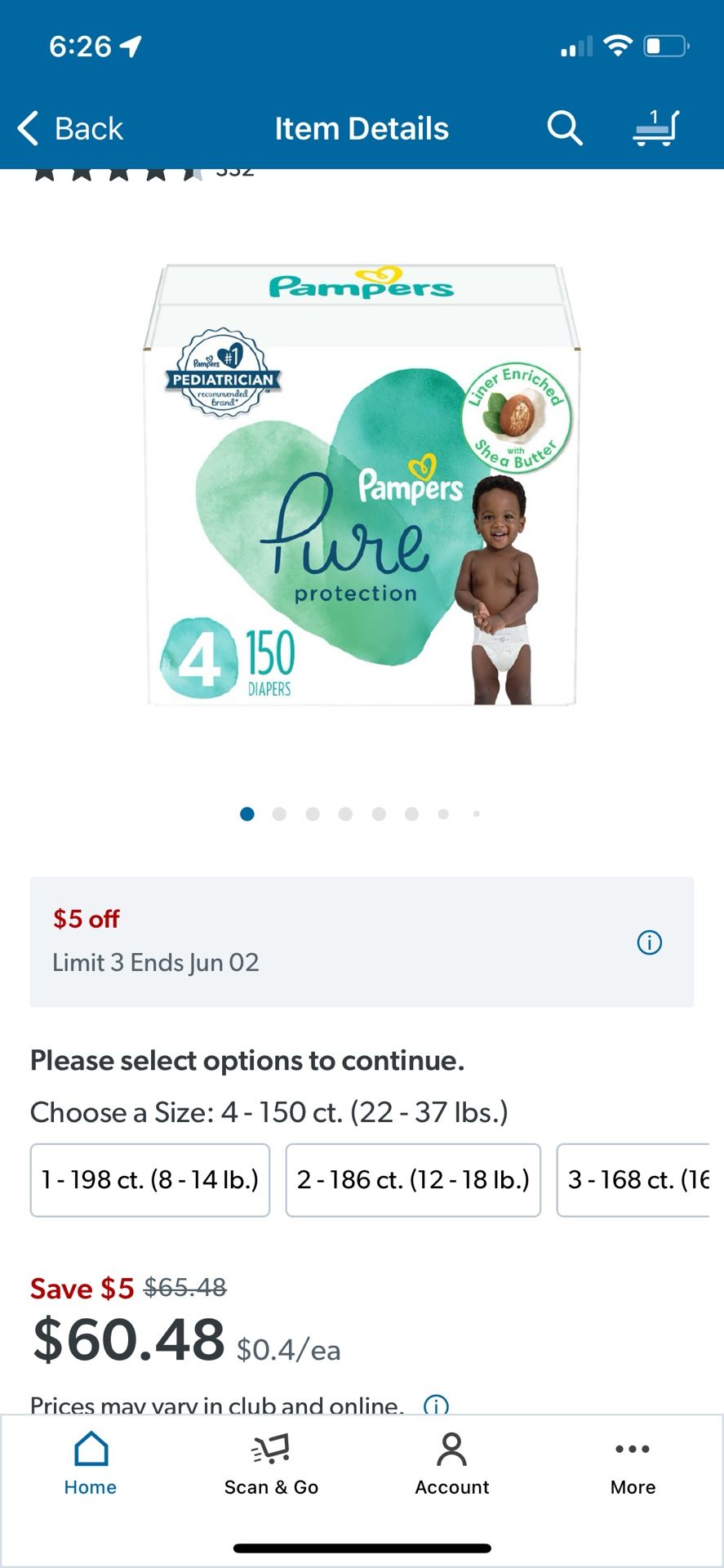Pampers Puré Protection Diapers