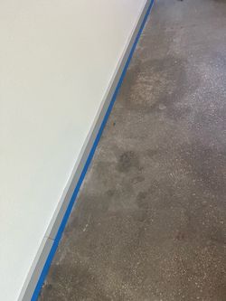 Concrete clear gray polish