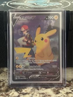 Pokemon card Pikachu V