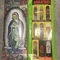 Divine Heritage Mars Attacks Santa Cruz Board Sealed