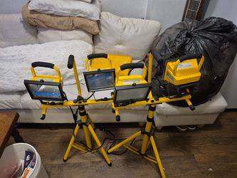 1000w halogen  work lights x 2