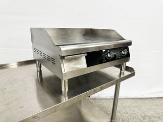 24 Inch 1 Phase 240v Electric Plancha Flat Top Griddle