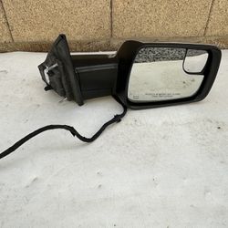Dodge Ram Door Mirror 2019-2022, Dodge Ram Side Mirror chrome with blind spot, OEM ORIGINAL DODGE PART, driver side mirror for Dodge Ram truck 