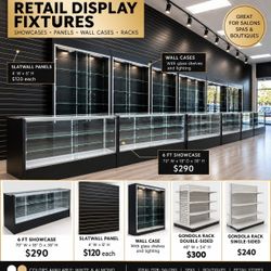 1-6 Feet Showcases, 1- Wallpanel, Ser $410