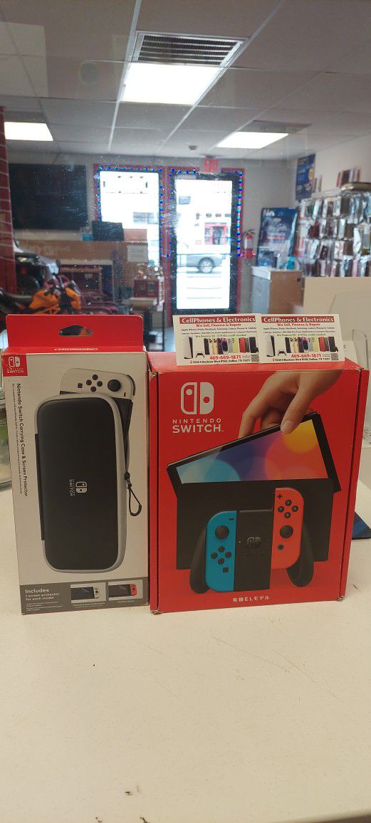 Nintendo Switch Gaming Console Brand New With Free Case On Payments $50 Down.