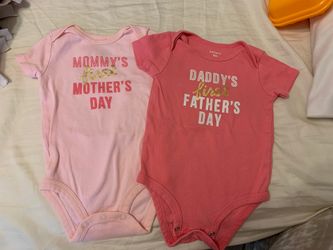 Mother’s And Father’s Day Onesies