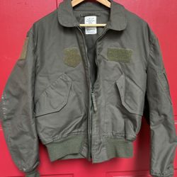 Military Surplus Flyers Jacket, FR, CWU - 36/P, Large 