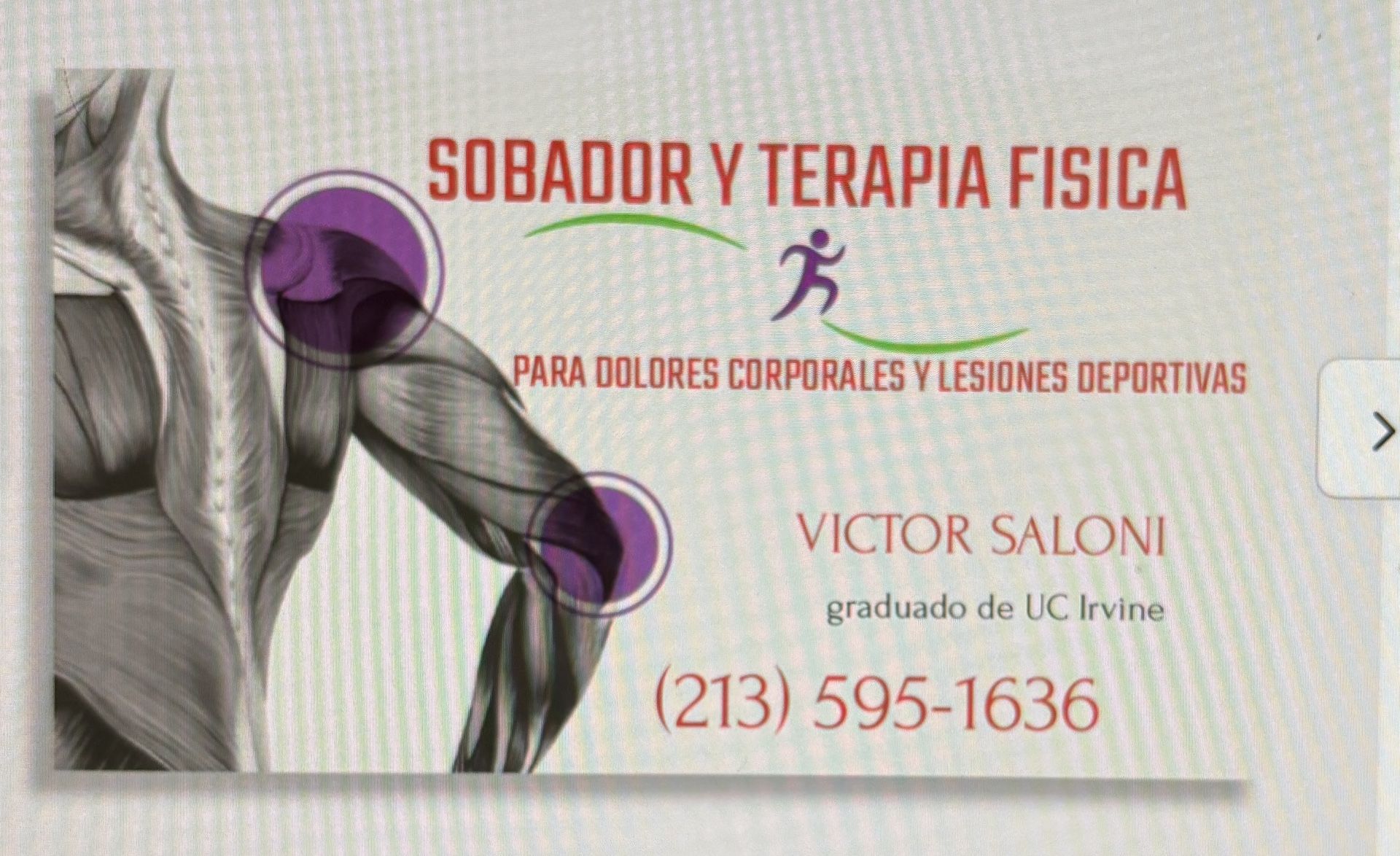 sobador y terapia fisica