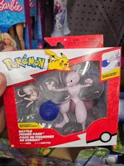 Pokémon Mew & Mewtwo Battle Figure Pack
