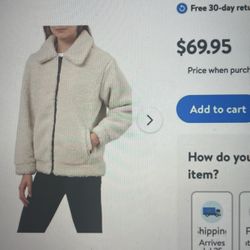 Vans Snow Out Women's Sherpa Full Zip Jacket Sz. L 