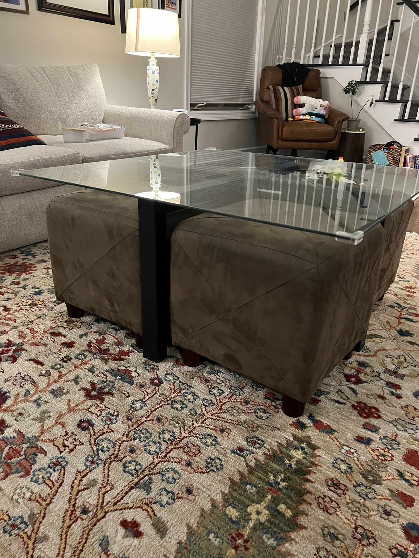 Glass Top Coffee Table