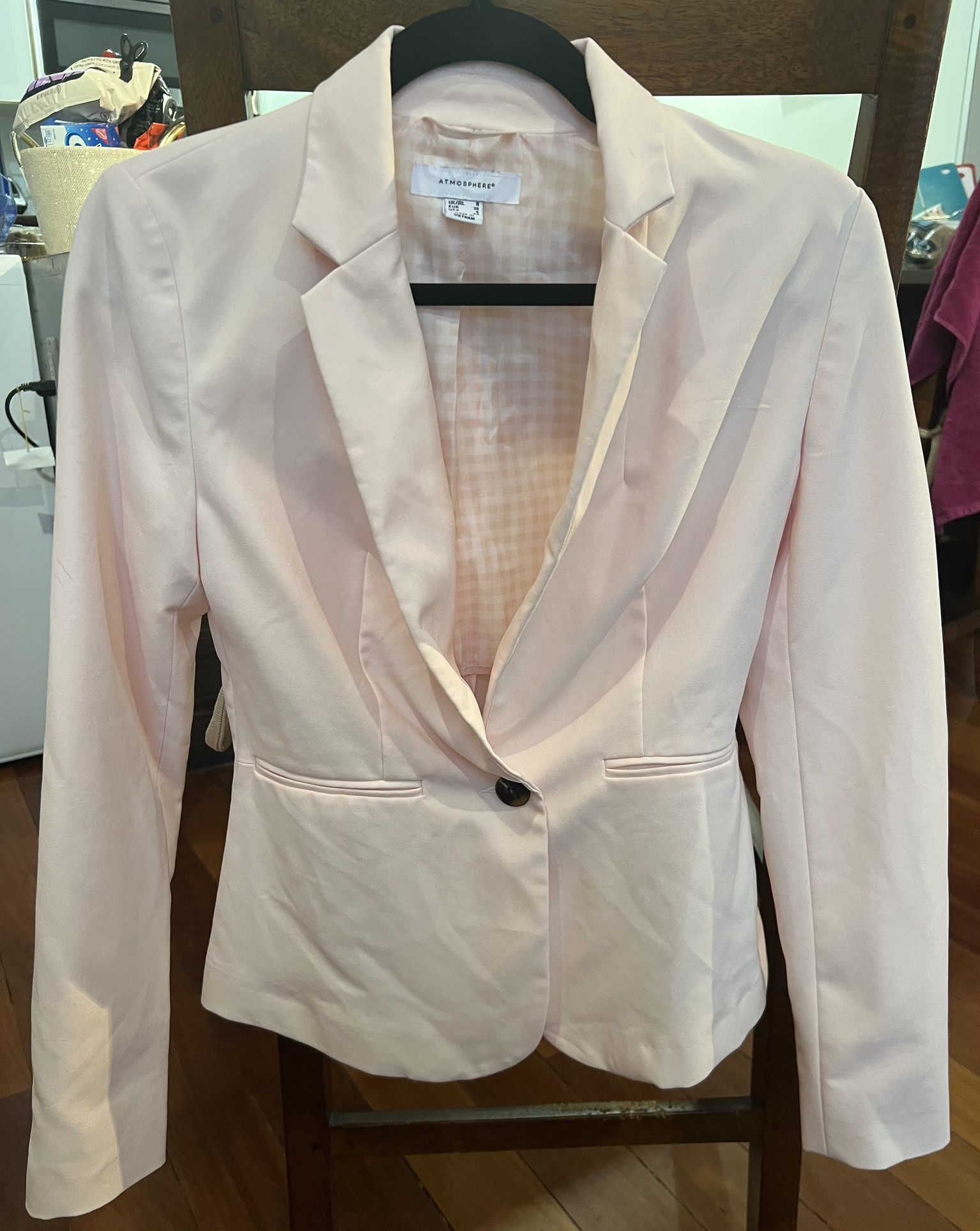 Powder Pink Blazer Jacket Size 4 