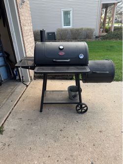 Off set smoker, charcoal/wood
