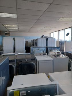 WASHERS, DRYERS, REFRIGERATORS, STOVES ETC. 