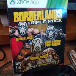 Borderlands Triple Pack For Xbox 360