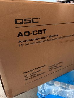 QSC AD-C6T AcousticDesign Ceiling Loudspeakers (Pair)