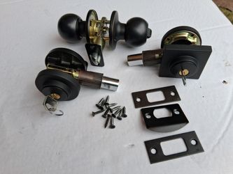 Pamex door locks with Kwikset keyway.