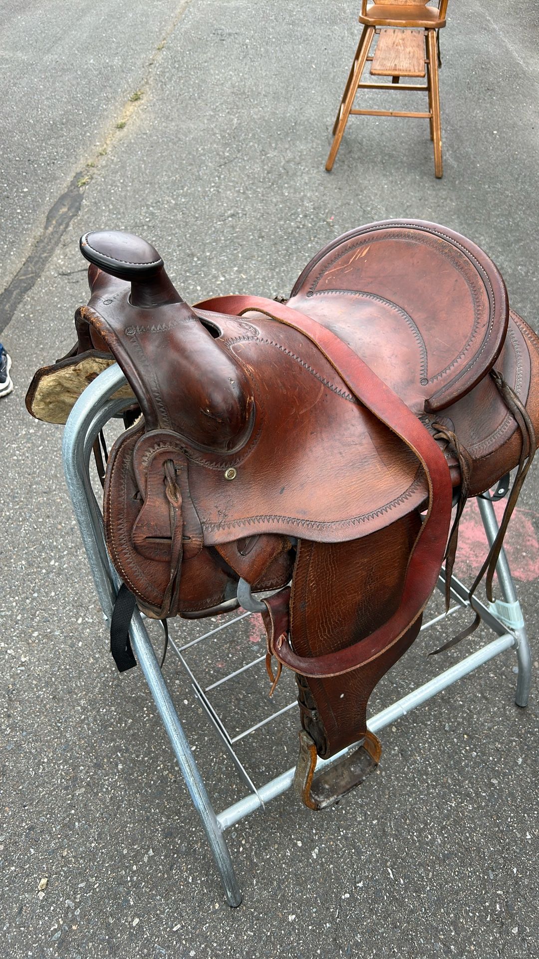 Vintage Western Saddle