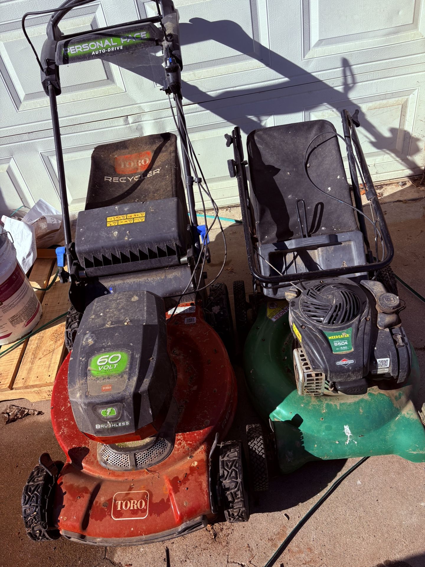 Lawn mowers 
