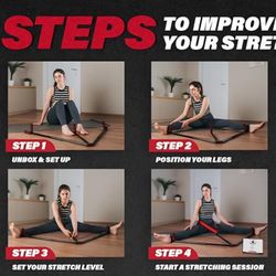 Leg stretcher device