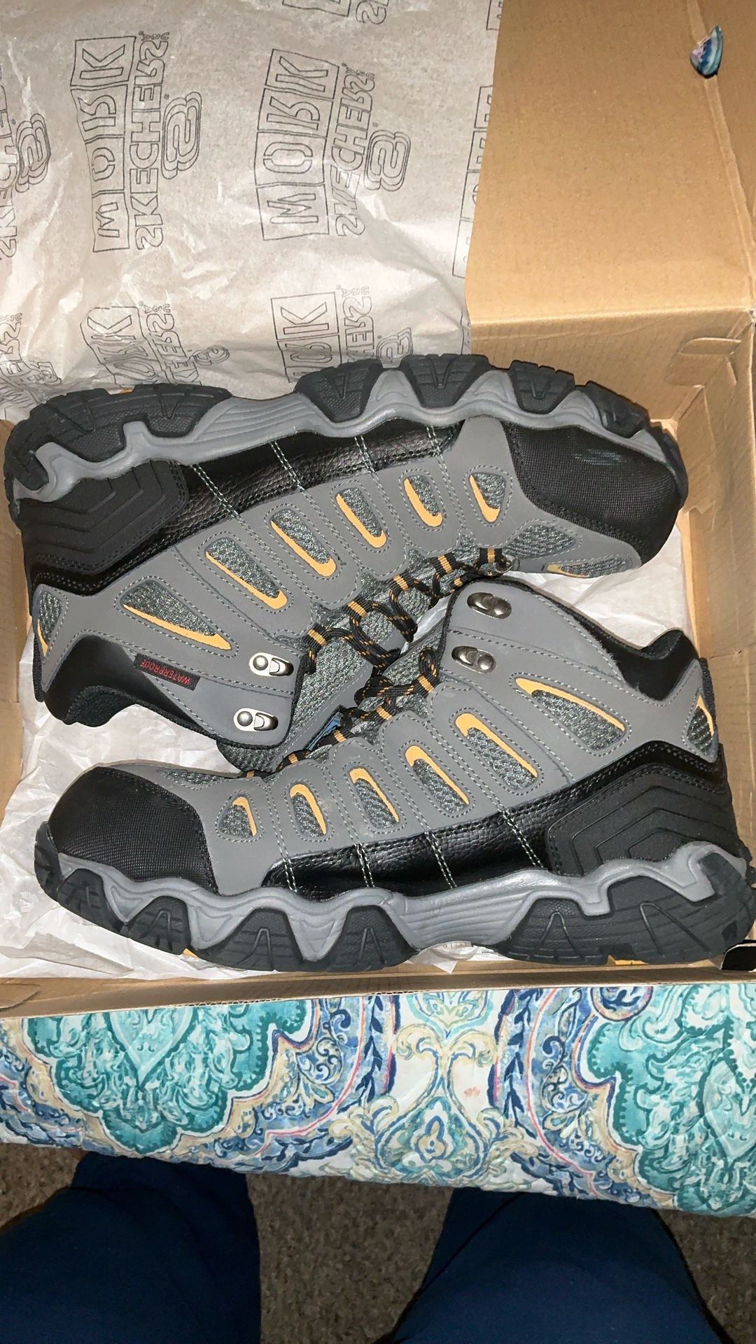 Steel Toe Work Boots (brand new)