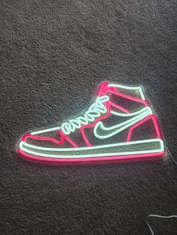 Nike neon shoe