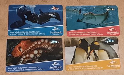 4 Seaworld Tickets