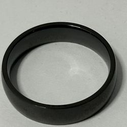 Black Titanium ; Polished Ring.