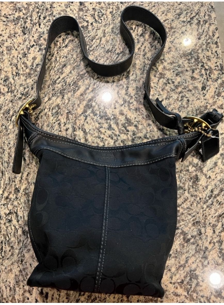 Coach Black Shoulder Bag