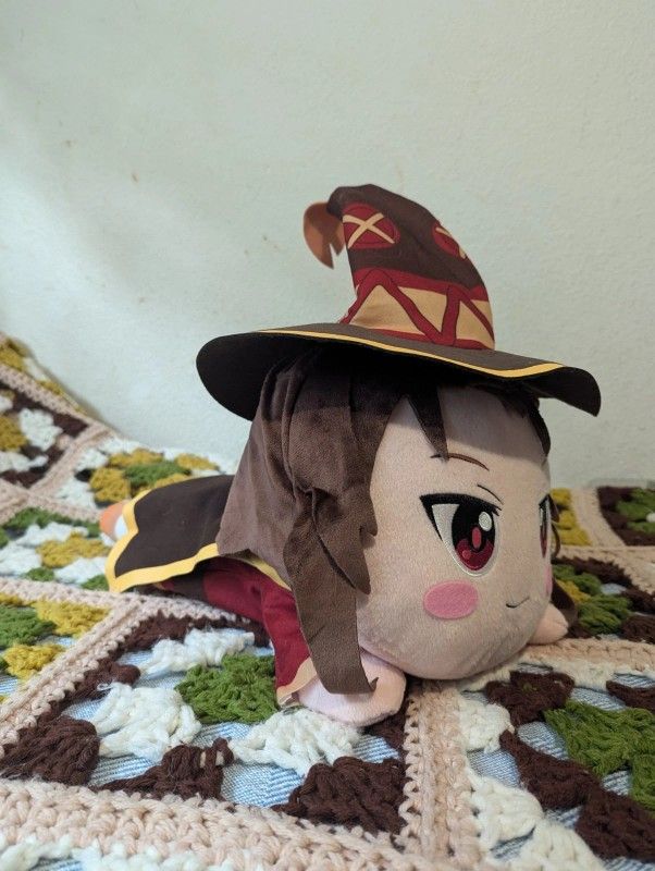 KonoSuba: God's Blessing on This Wonderful World - Megumin Mega Jumbo Plush 15" - Official Sega Anime Merch