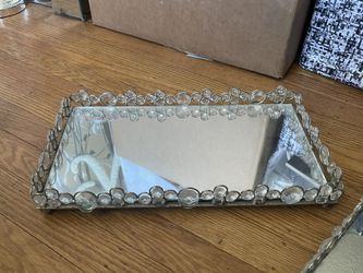 Mirror / Rhinestone Tray 