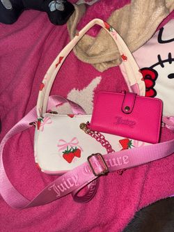 Juicy Couture Strawberry Bag and Wallet Set