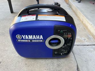 YAMAHA EF 2000is inverter generator very quiet i bought storage unit and get there selling $425  as is needed carburetor cleaned thanks