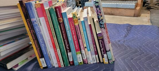 Yarn and crochet books
