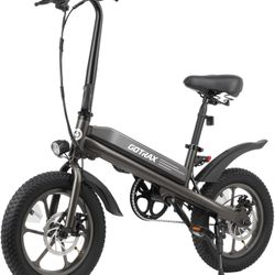 Folding Electric Bike–750W Peak Motor, 16x3.0 Fat Tires,Up 25 Mile Range,20 MPH