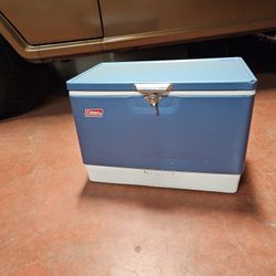 1970s Blue Ice Coleman Cooler