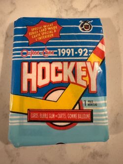 O-Pee-Chee 1991-92 Hockey Card Pack