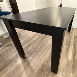 Dark Brown Wood Tabletop Panel
