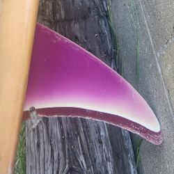 7 Ft 6 Vintage Robert August Single Fin Surfboard