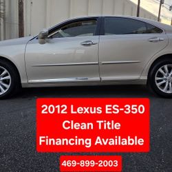 2012 Lexus ES 350 luxury sedan
