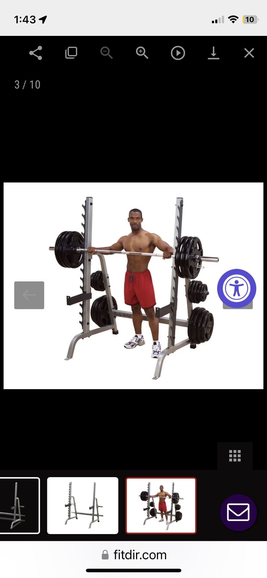 BODY SOLID MULTI PRESS RACK
