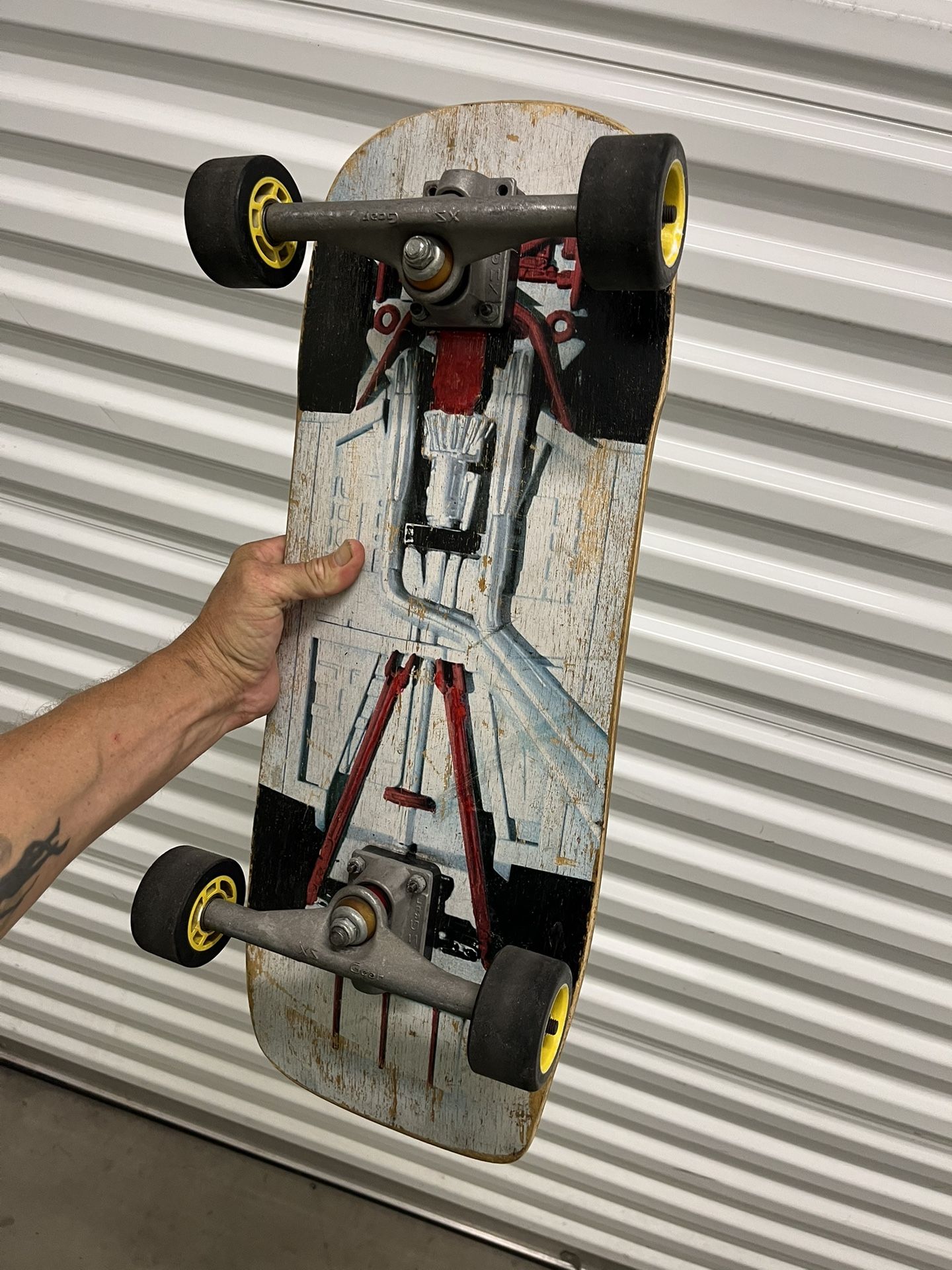 Vintage Race Car Skateboard
