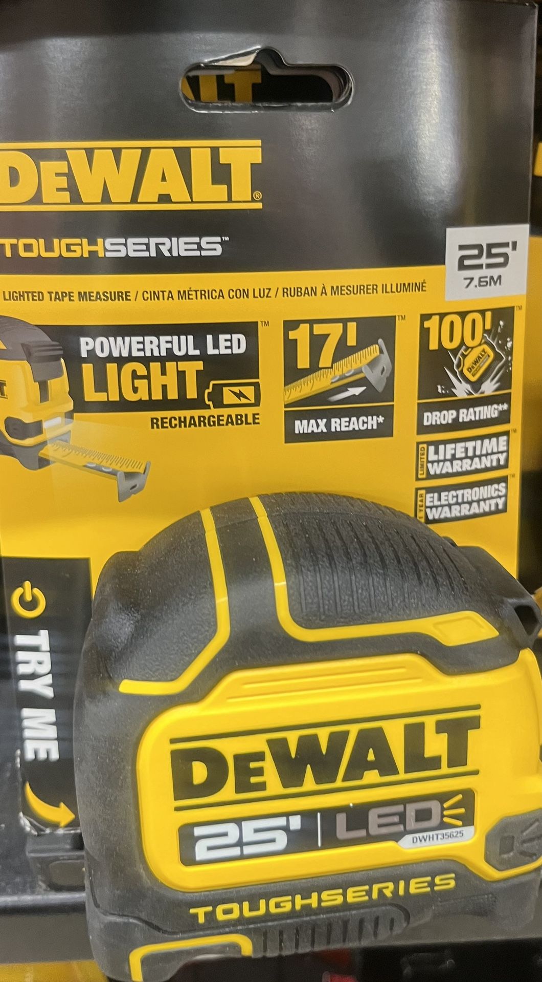 Dewalt LED MEASURING TAPE