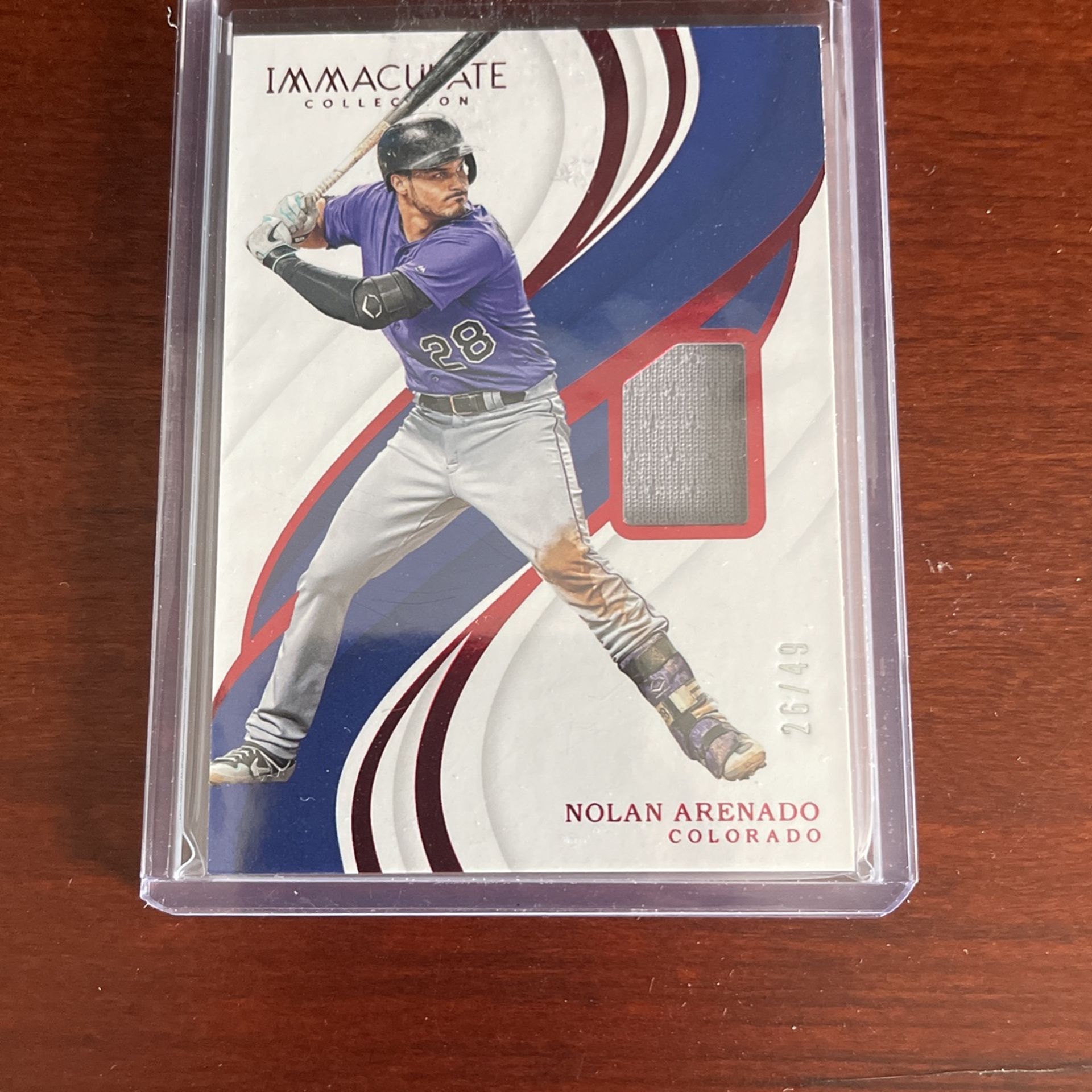 Nolan Arenado Game Used Patch /49 Immaculate