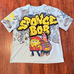 Nickelodeon SpongeBob Square Pants T shirt Size X-Large Mens Brand New Read Blw!
