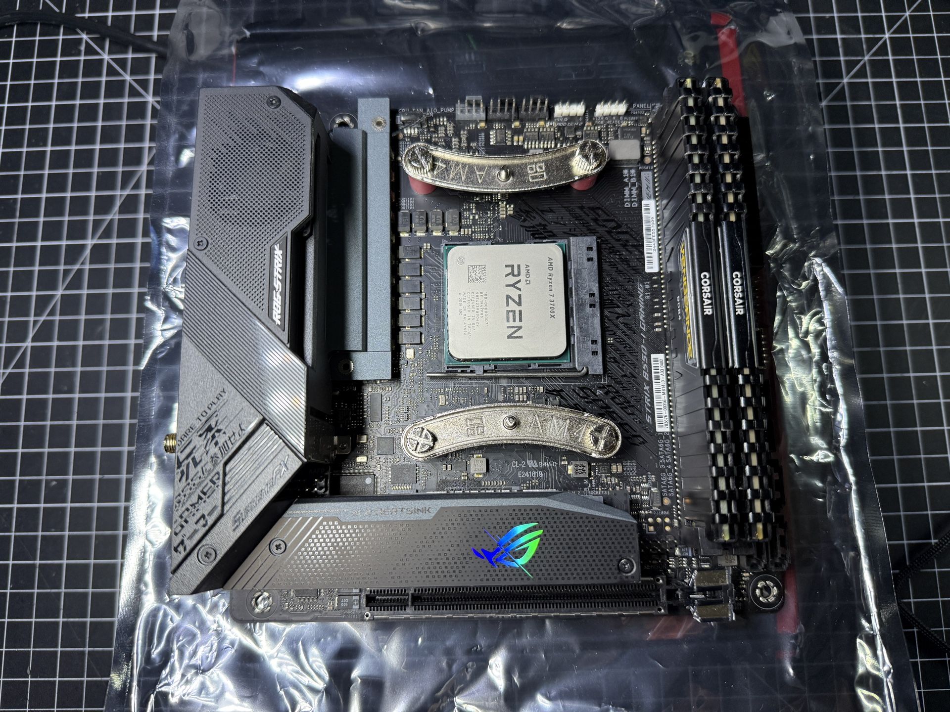ITX Motherboard, CPU, RAM, and Cooler Combo